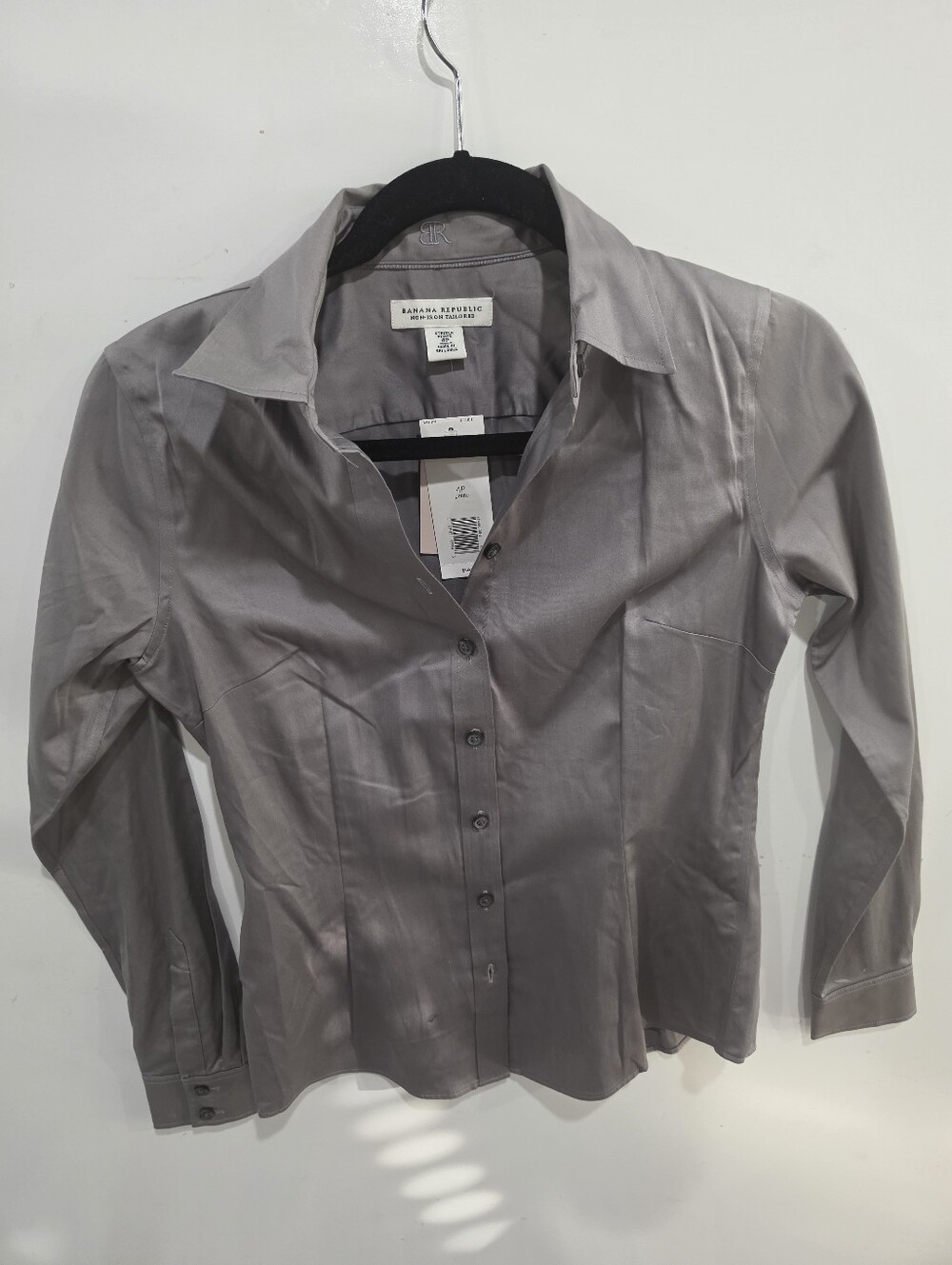 NwT Banana Republic shirt  sophisticated tailored fit   refined collar Size 4p